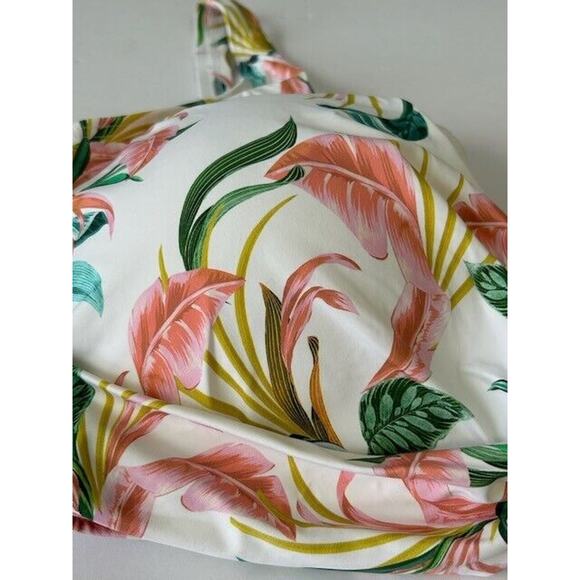 Artesands April Spritz Degas Bikini Top Underwired Stretch Floral White 20 NEW - Picture 2 of 8